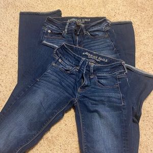 Two Pair of Women’s American Eagle Jeans